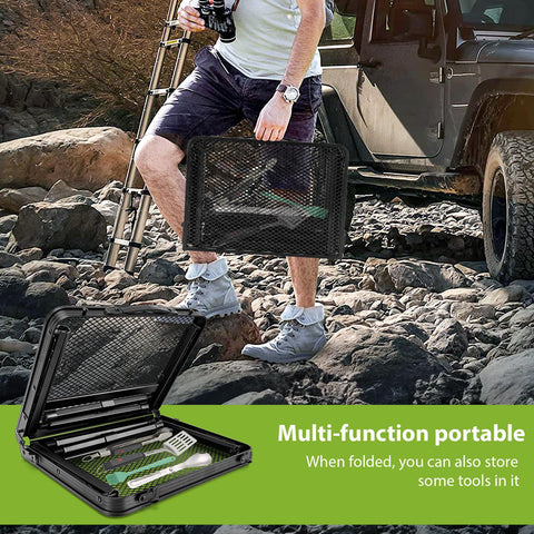 GDDGHS folding grill table quick setup saves time during gatherings.