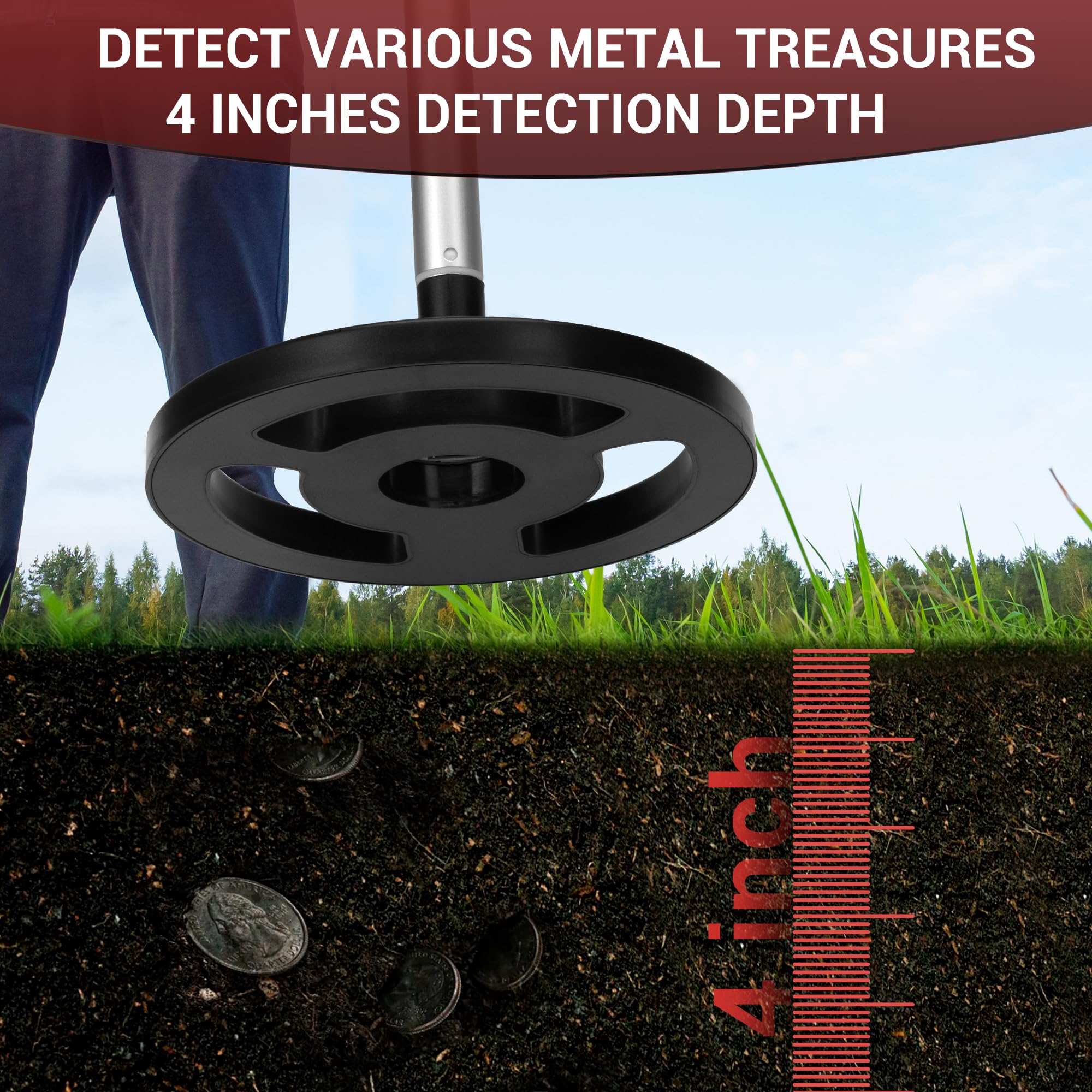 GDDREAM MD3002 6-inch IP68 waterproof coil for wet sand