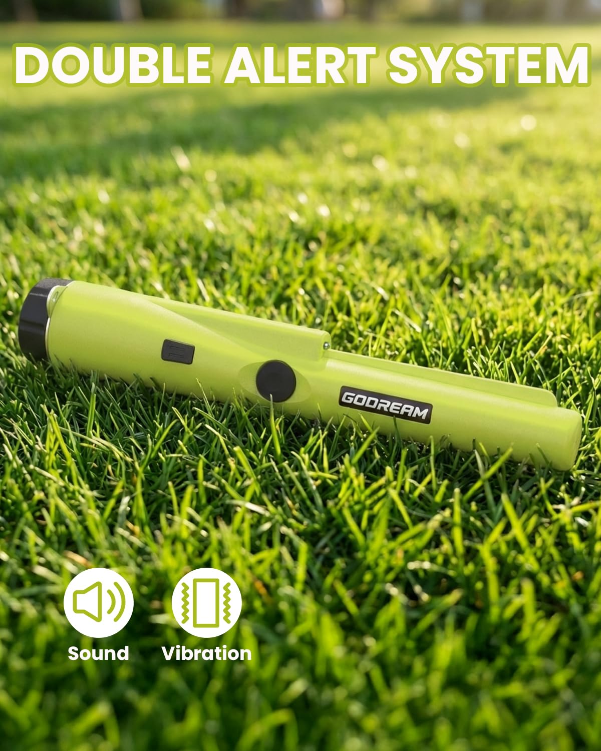 GDDREAM pinpointer with 360° detection helps locate hidden metal quickly.