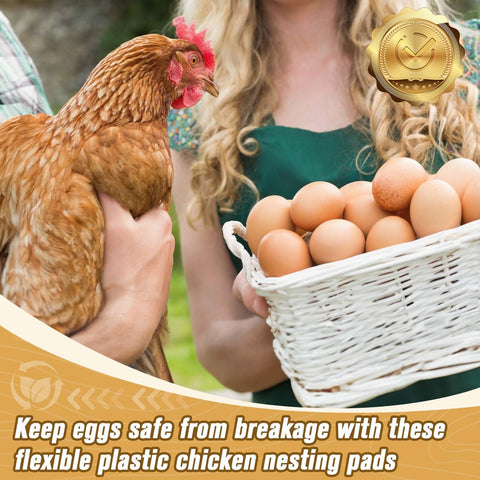 GDHSWJ clean bedding nesting pads help reduce odors in the coop.