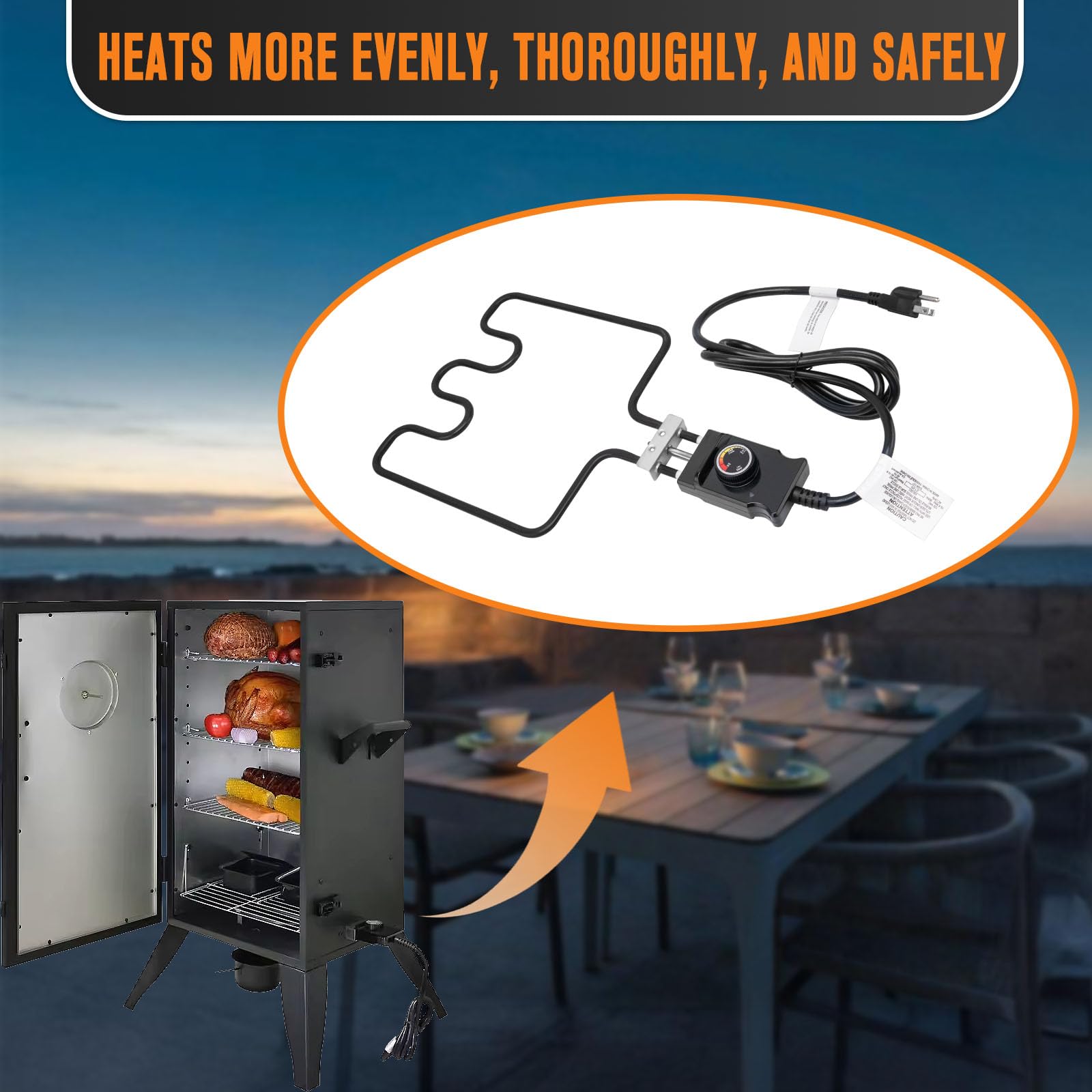 GDHSWJ 110V 1500W system supports steady heat for smoking sessions