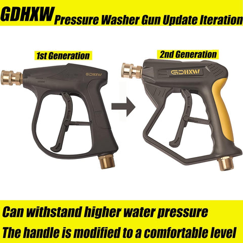 GDHXW brass-core foam lance showcasing durability and thick foam