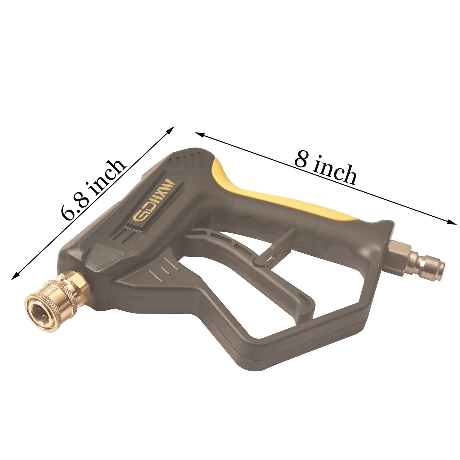 GDHXW corrosion-resistant brass and stainless steel construction for outdoor durability.