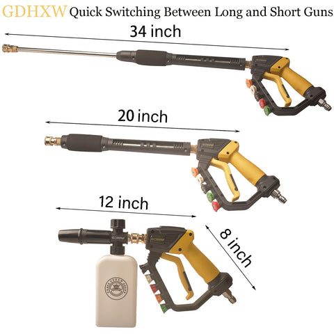 GDHXW foam cannon attachment for even soap coverage