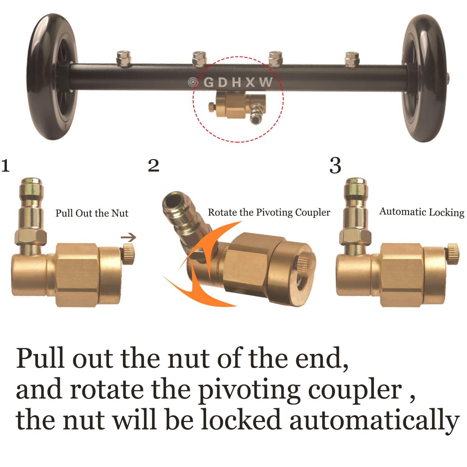 GDHXW four-port manifold enables multi-angle cleaning for efficient coverage.
