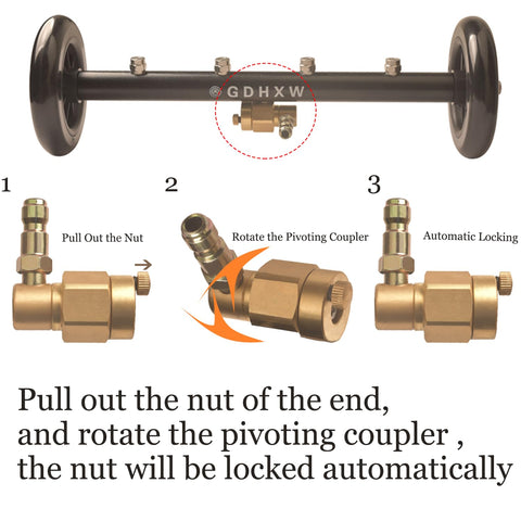 GDHXW four-port manifold enables multi-angle cleaning for efficient coverage.