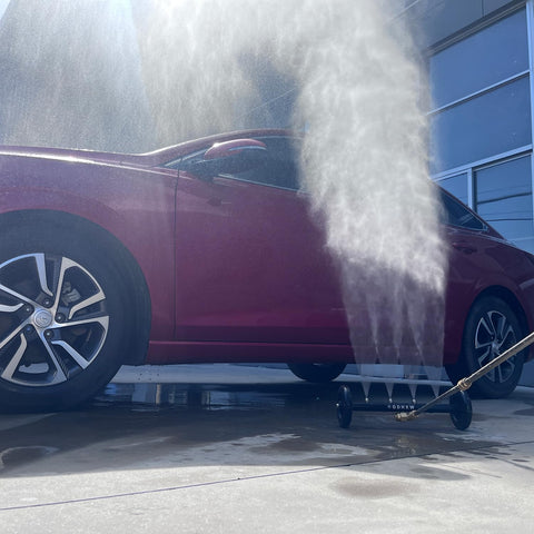 GDHXW pressure washer attachment kit boosts versatility and setup speed.
