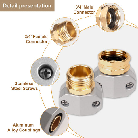 GDIM aluminum thread-end fittings offer durable, rust-resistant performance for 3/4 and 5/8 inch hoses.