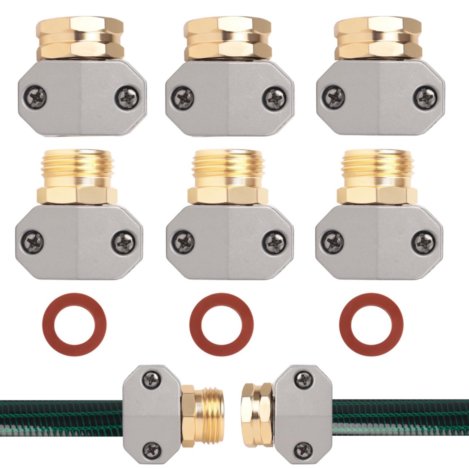 GDIM hose repair kit connectors provide a secure, leak-free seal for quick hose fixes.