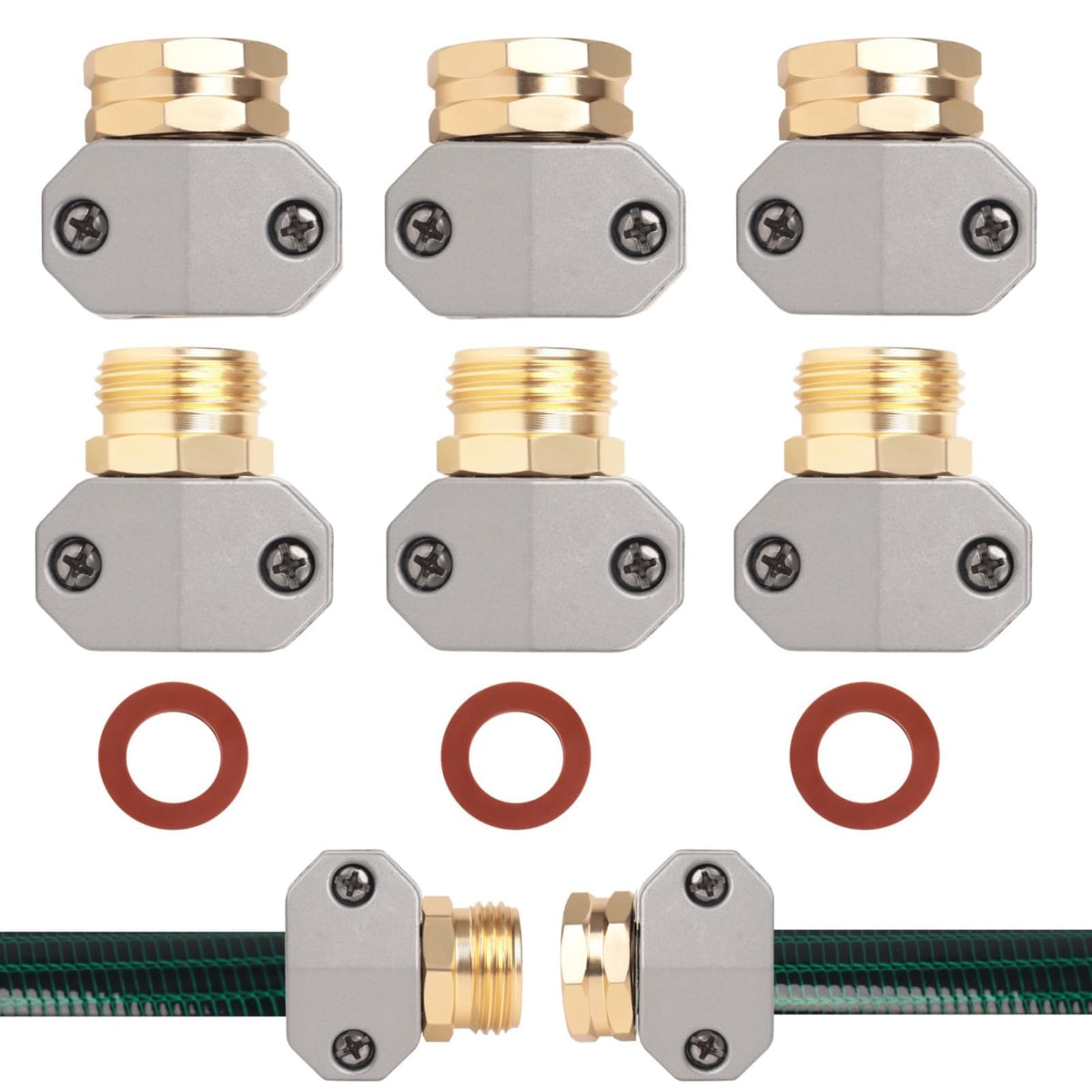 GDIM hose repair kit connectors provide a secure, leak-free seal for quick hose fixes.