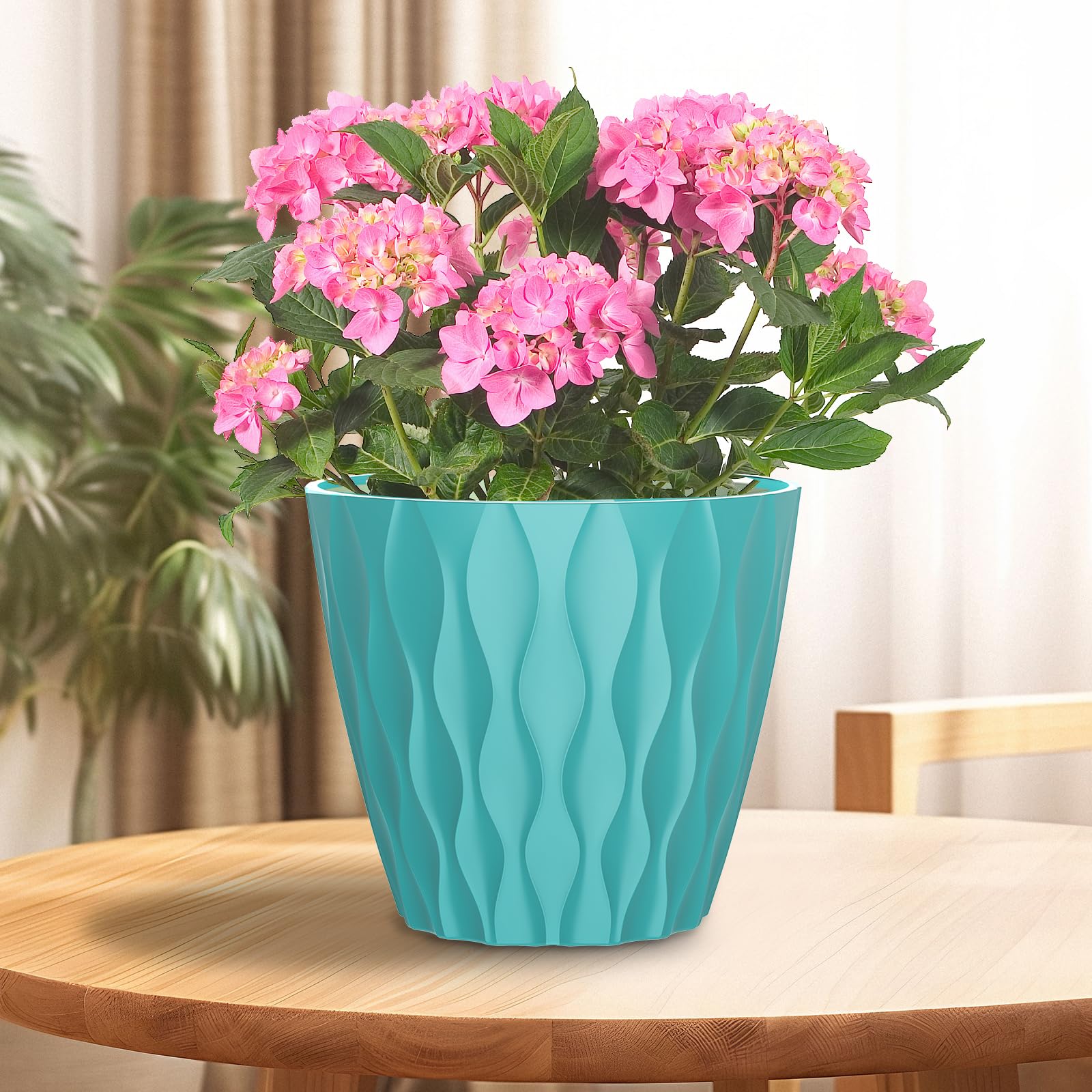 GDJUQZ 7-inch pot with removable tray for easy cleanup.
