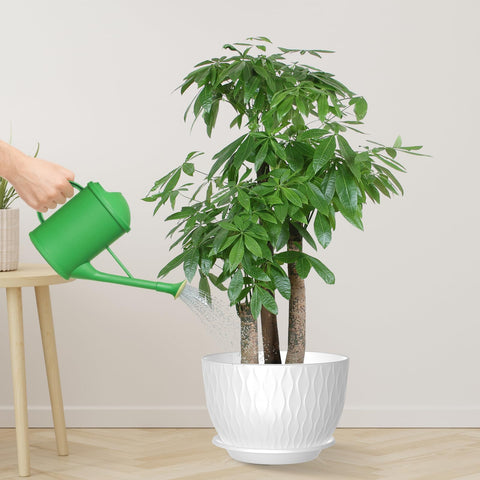 GDJUQZ easy-clean plant pot surface keeps pots neat with minimal effort.