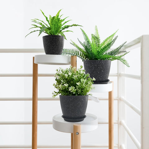 GDJUQZ stylish planters complement any room decor indoors or outdoors.