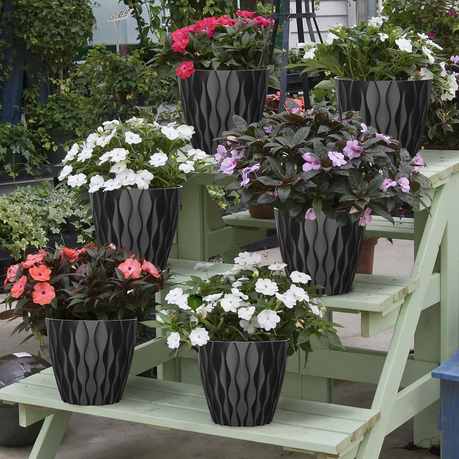 GDJUQZ giftable plant pots set for holidays or housewarmings