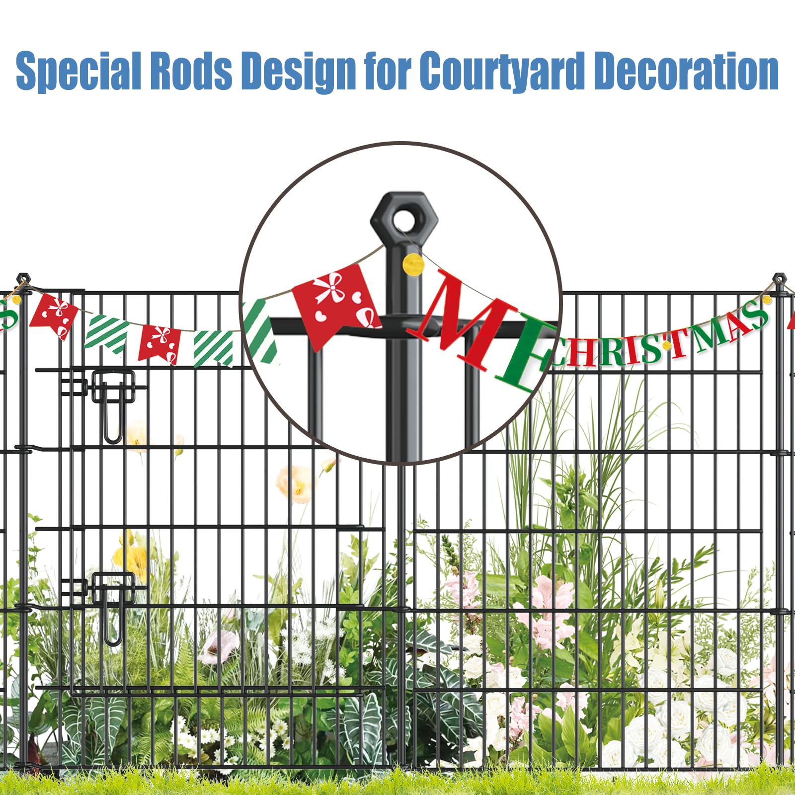 GDKASRNY garden fence gate for secure entry