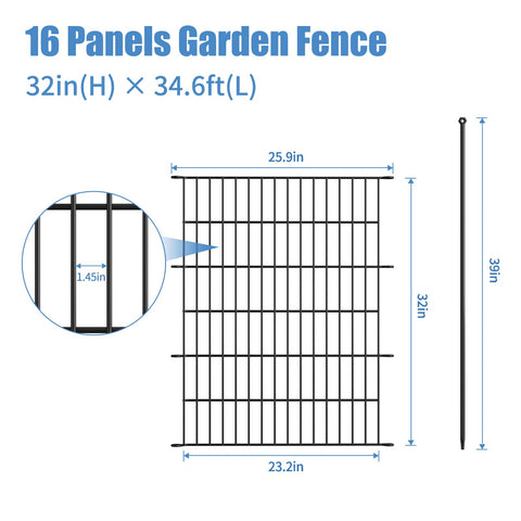 GDKASRNY rustproof coating preserves fence longevity