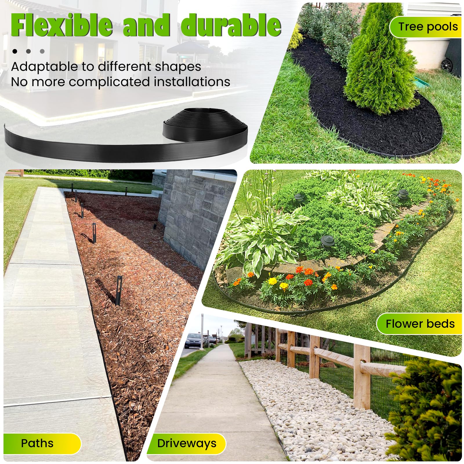GDLIN complete edging kit includes all parts to start a project.