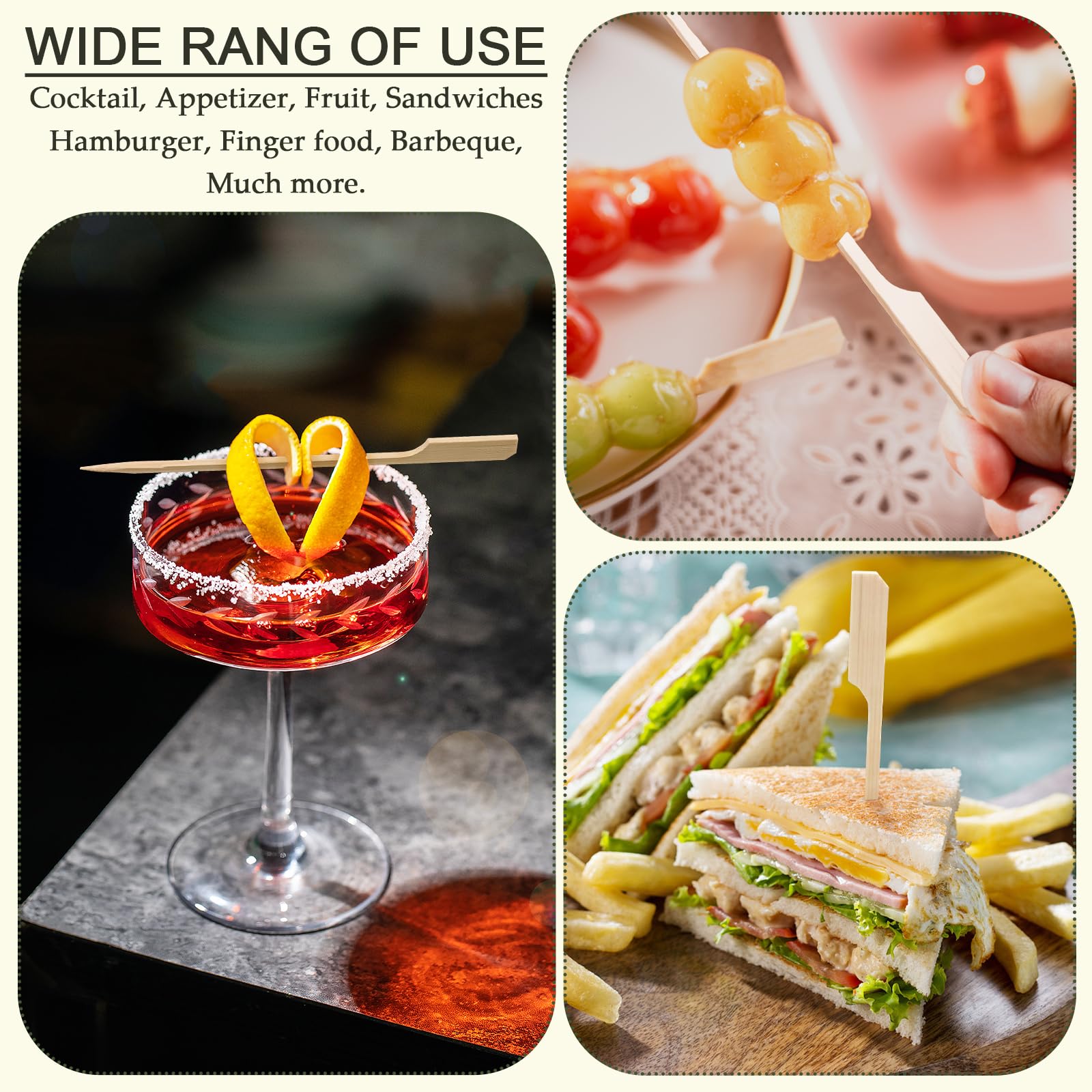 GDMINLO paddle-end picks offer easy handling and polished presentation.