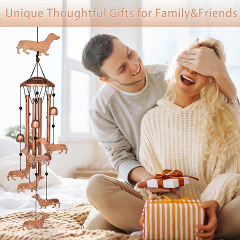GDNSFIT metal wind chime with durable nylon rope withstands weather.