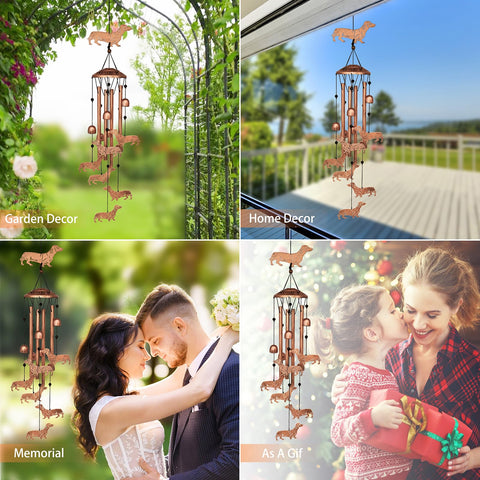 GDNSFIT front yard decor adds charm and gentle melodies.