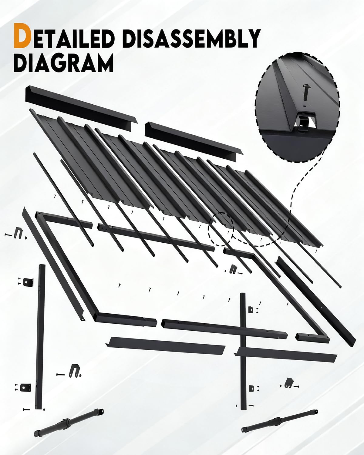 GDPFN versatile outdoor canopy suited for doors, porches, and storefronts.