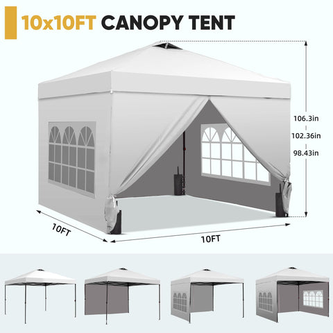 GDY one-push setup canopy demonstrates fast, tool-free deployment.