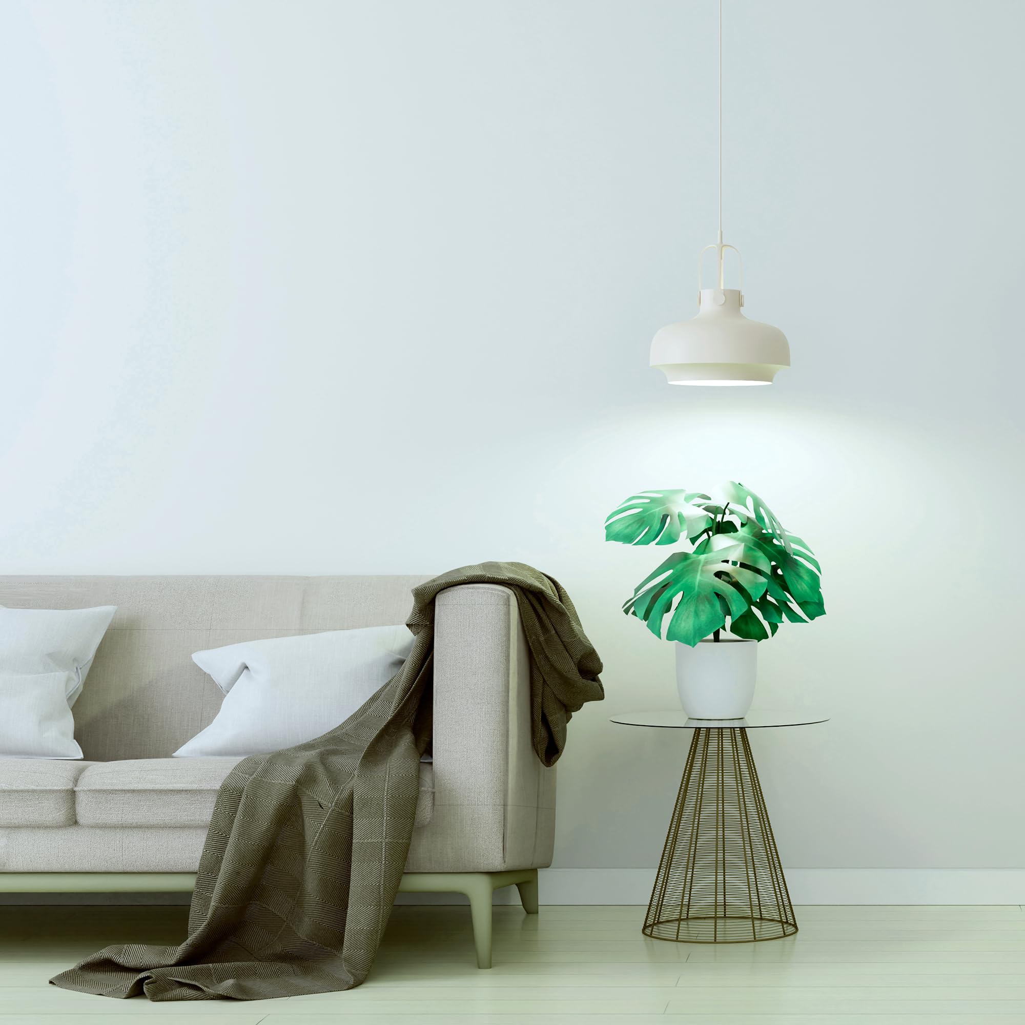GE Grow compact design fits standard fixtures for flexible placement.
