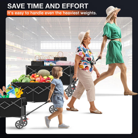 Geamen laundry and shopping tasks made easier with heavy-duty portability.