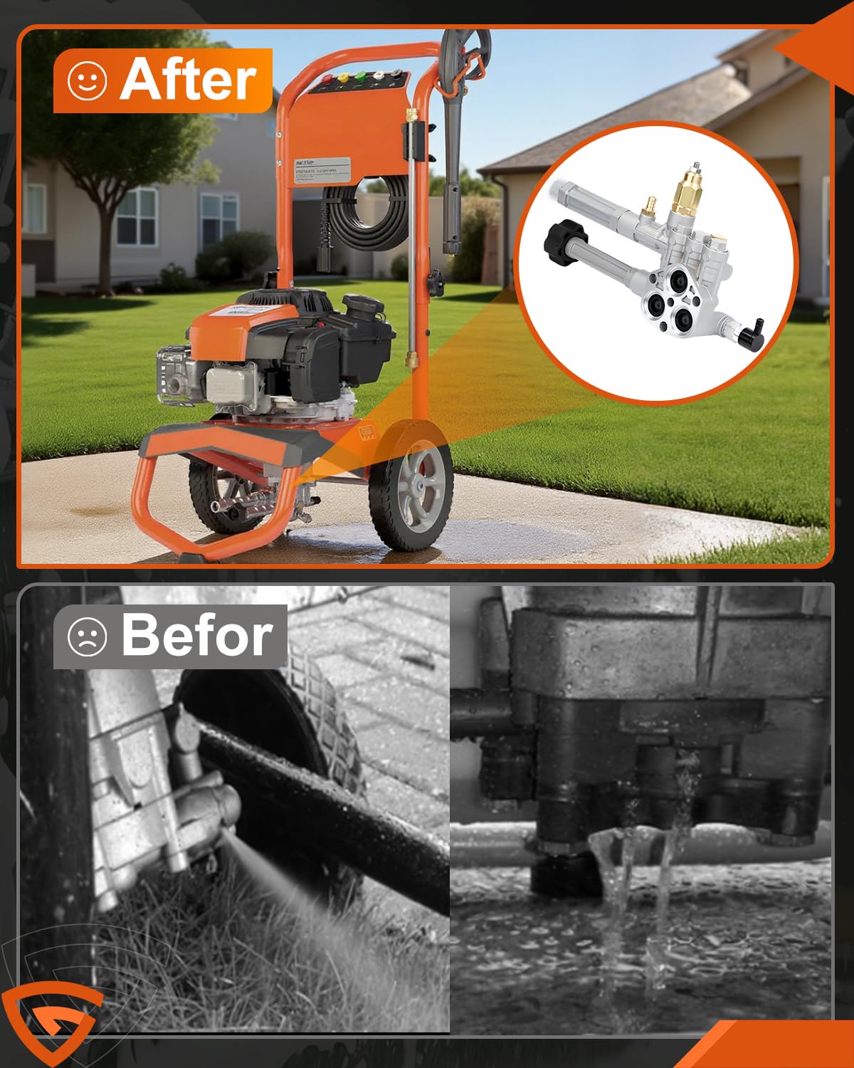 GEARBONE AR42940 unloader maintains smooth operation under varied pressures.