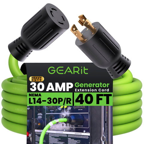 GEARit L14-30P plug image showing secure twist-lock connection for safe power