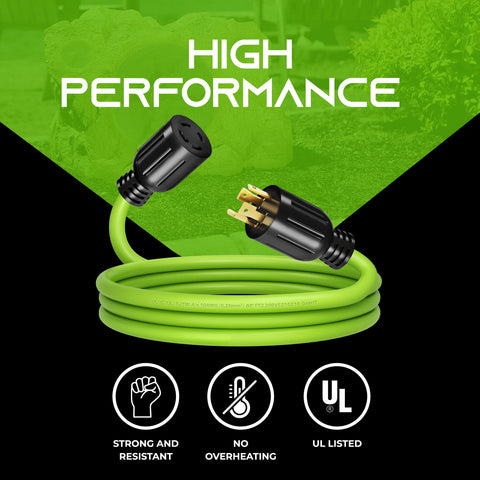 GEARit twist-lock cord coiled neatly for easy storage and quick deployment.
