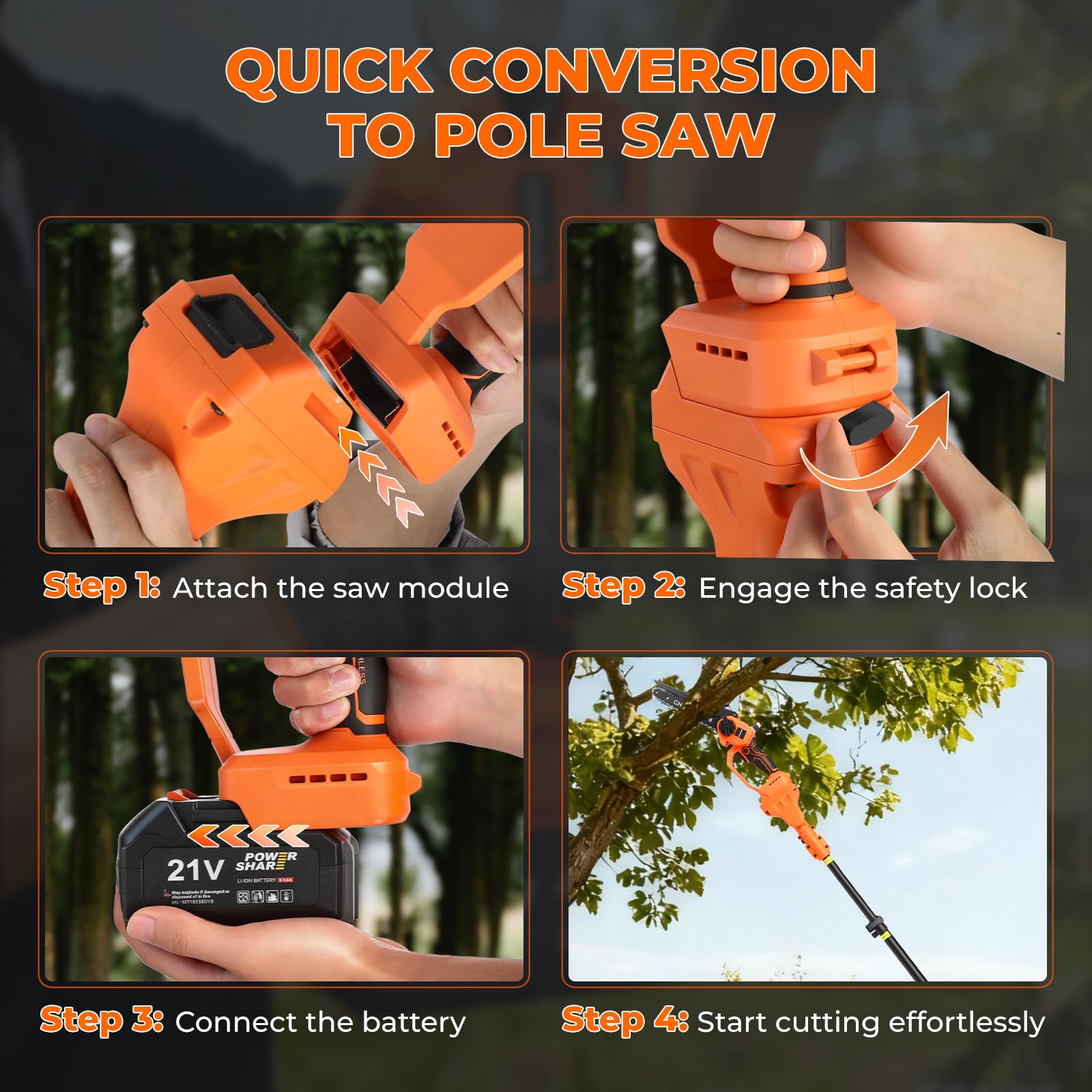 GEARPASS complete 4-in-1 kit for home yard tasks