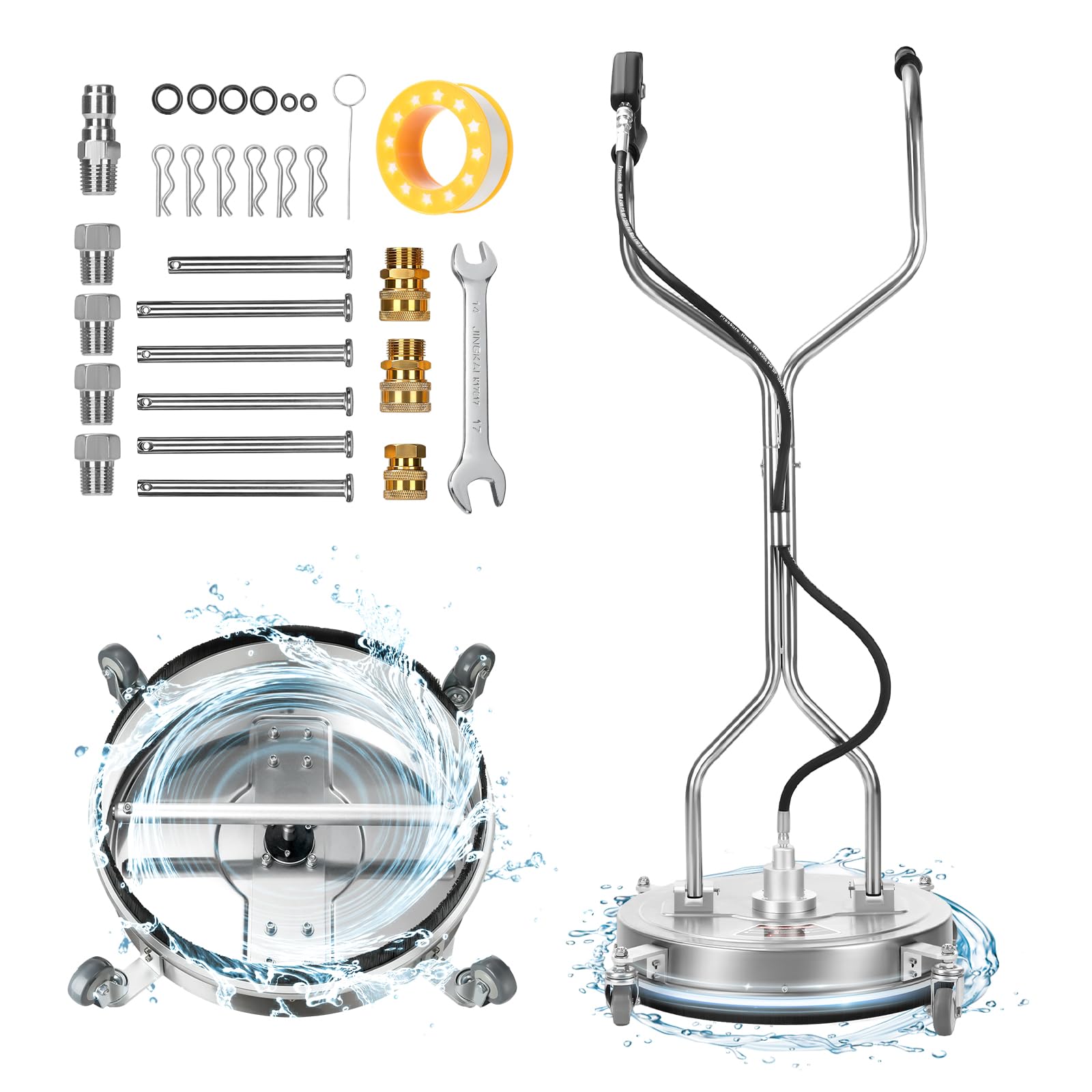 GEARWAVE package contents include nozzles, fittings, and O-rings.