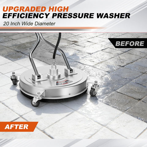 GEARWAVE splash skirt reduces spray while guarding nearby areas.