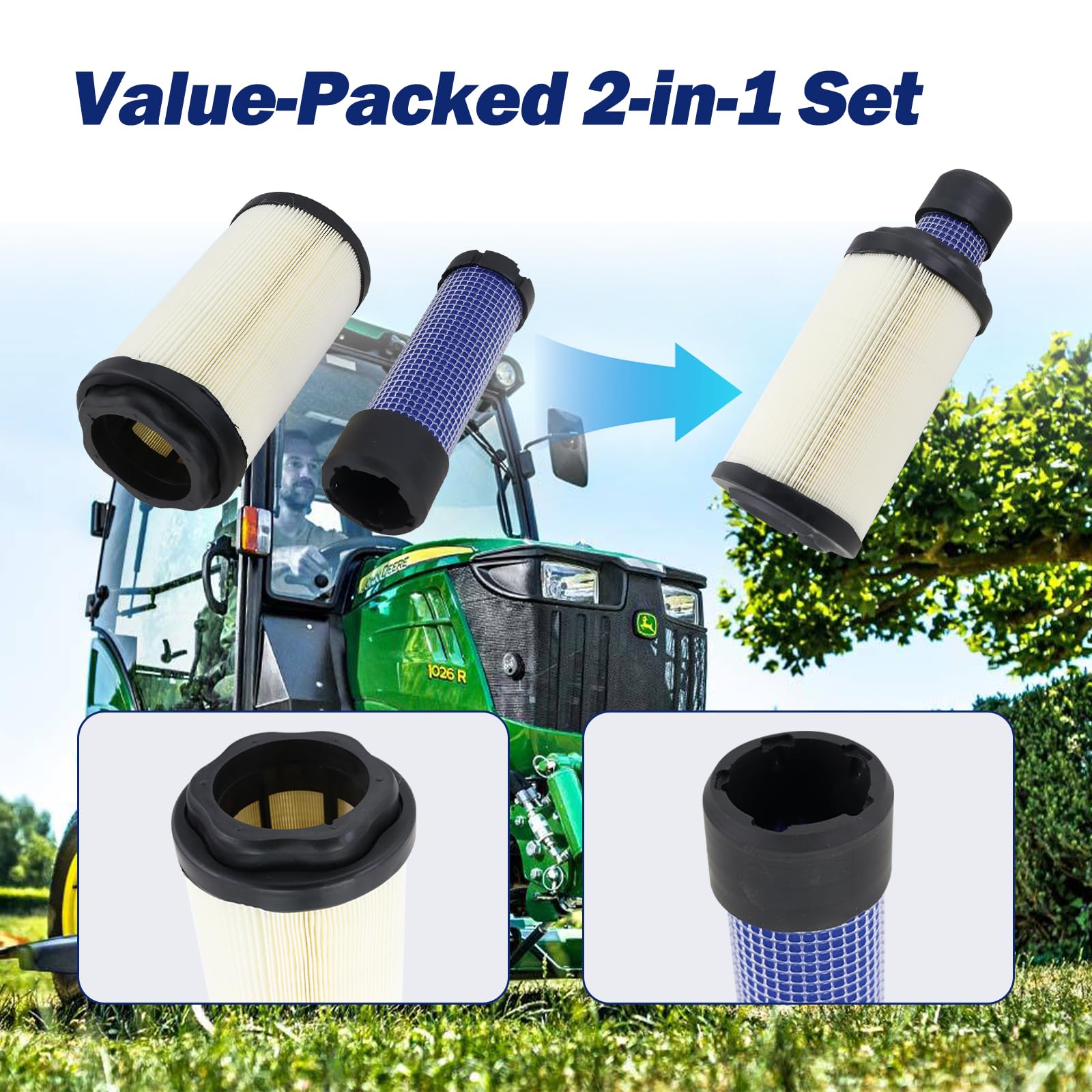 GEATaaT durable housing air filter designed for rugged farm conditions.