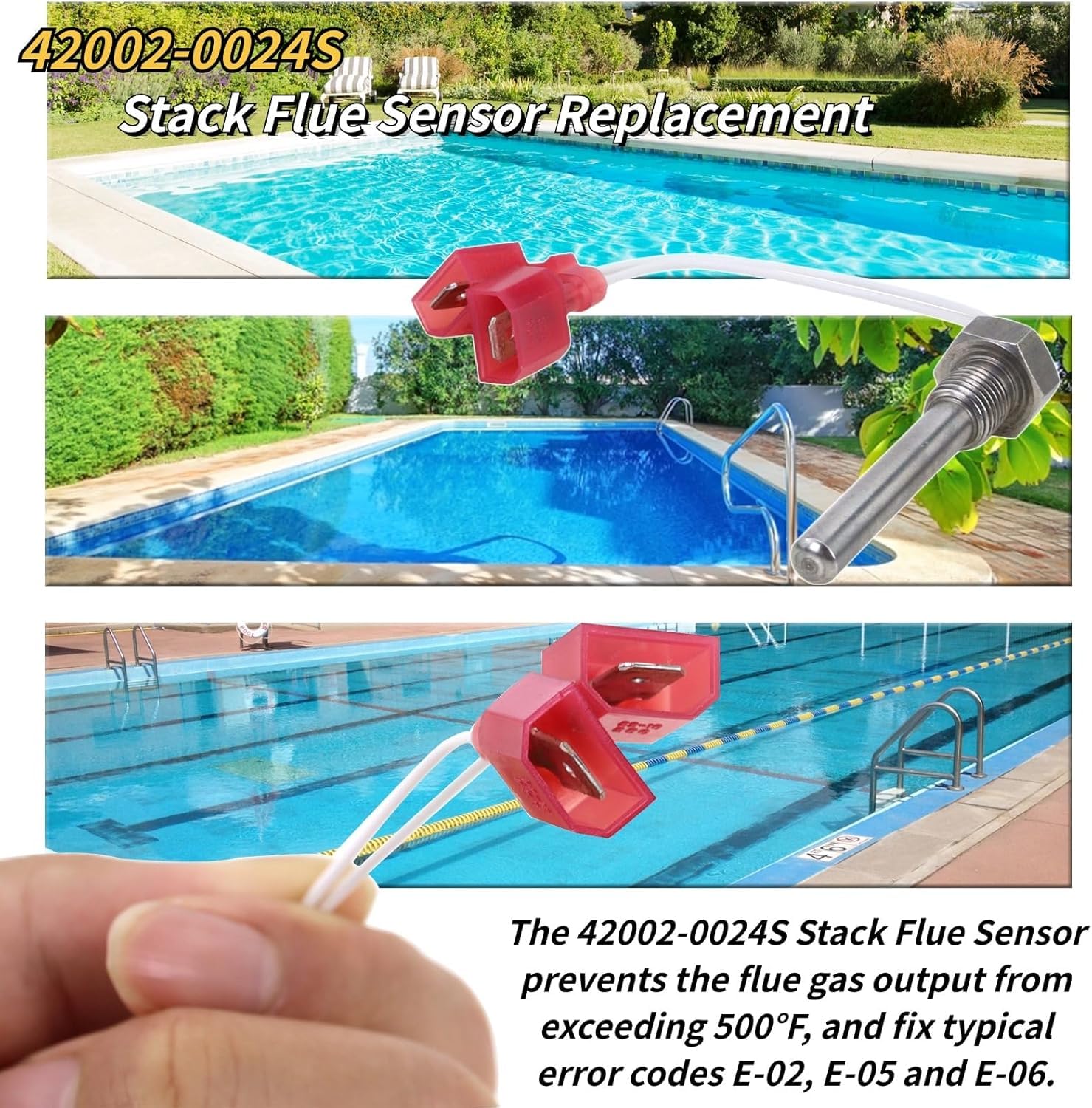 GEATaaT pool heater kit gas shutoff switch replacement for safe operation