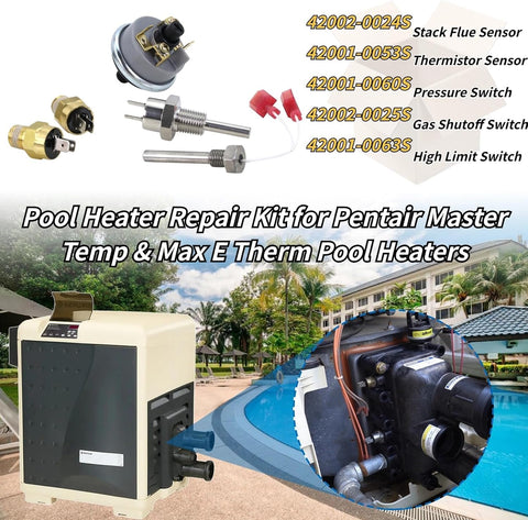 GEATaaT pool heater kit thermistor sensor replacement for accurate readings