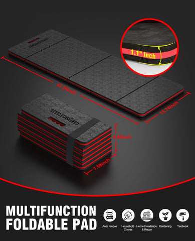 GEAVESS kneeling pad ideal for garden use and outdoor projects.