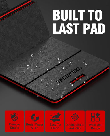 GEAVESS kneeling pad doubles as a mechanic mat in garages.