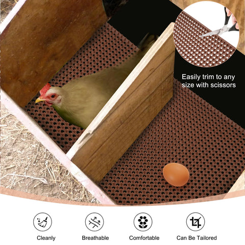 Gebena washable nesting box pad keeps coop tidy and reusable.