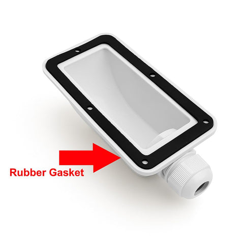 Gebildet ABS plastic construction close-up highlighting durable weatherproof housing