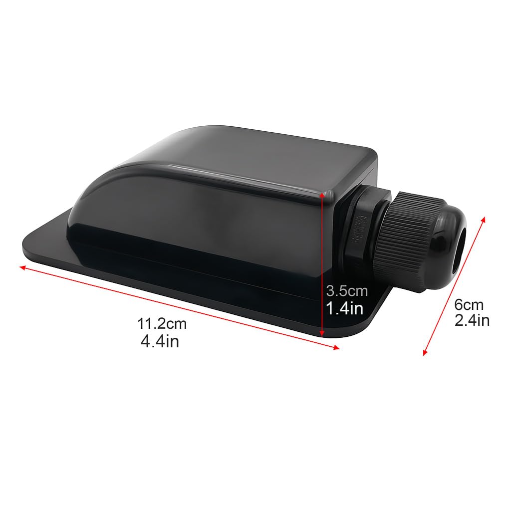 Gebildet ABS plastic body highlighting UV-resistant exterior for outdoor use.