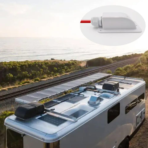 Gebildet RV camper boat use-case demonstrating versatile weatherproof cable routing