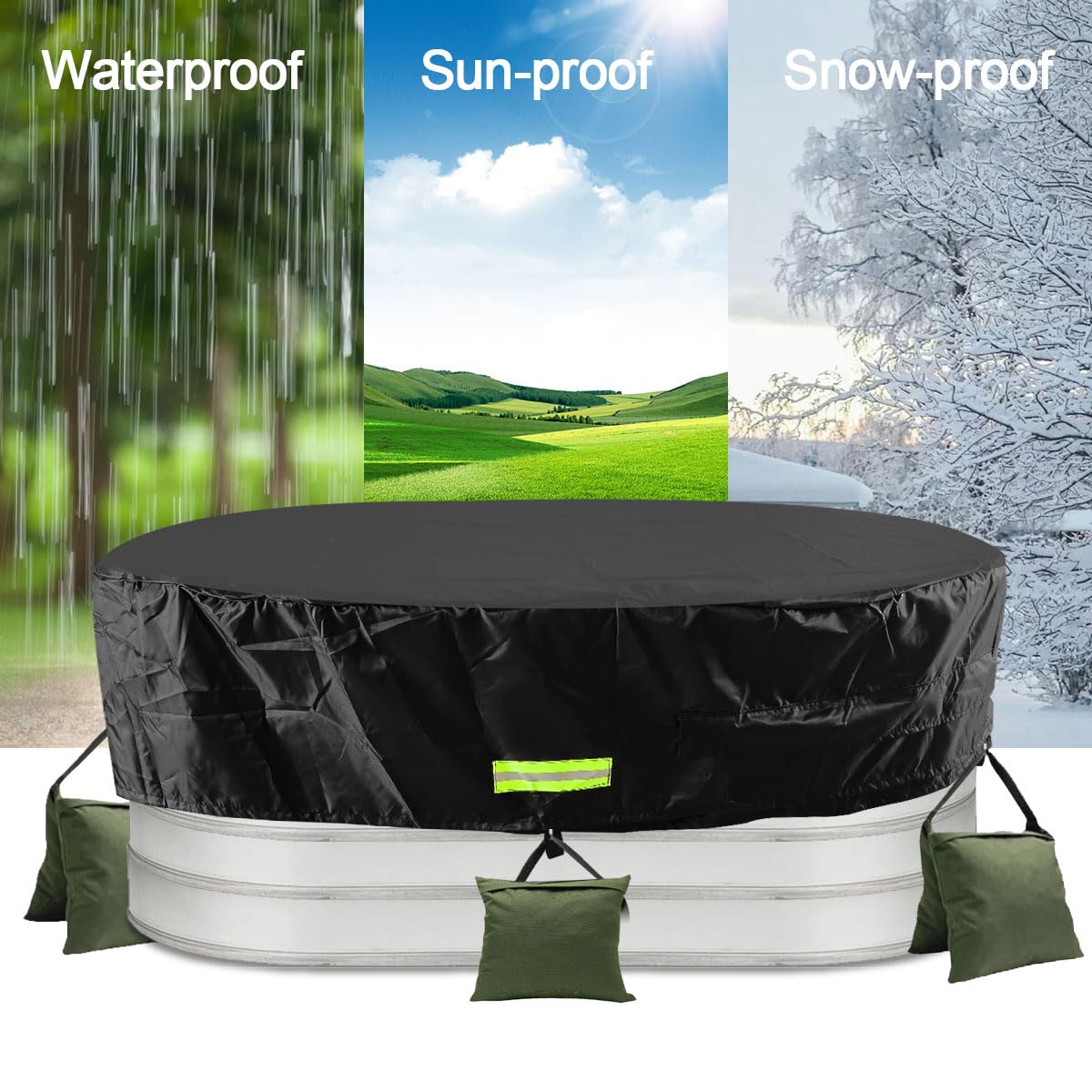 Gecic double-sided protection guards against weather and UV exposure.