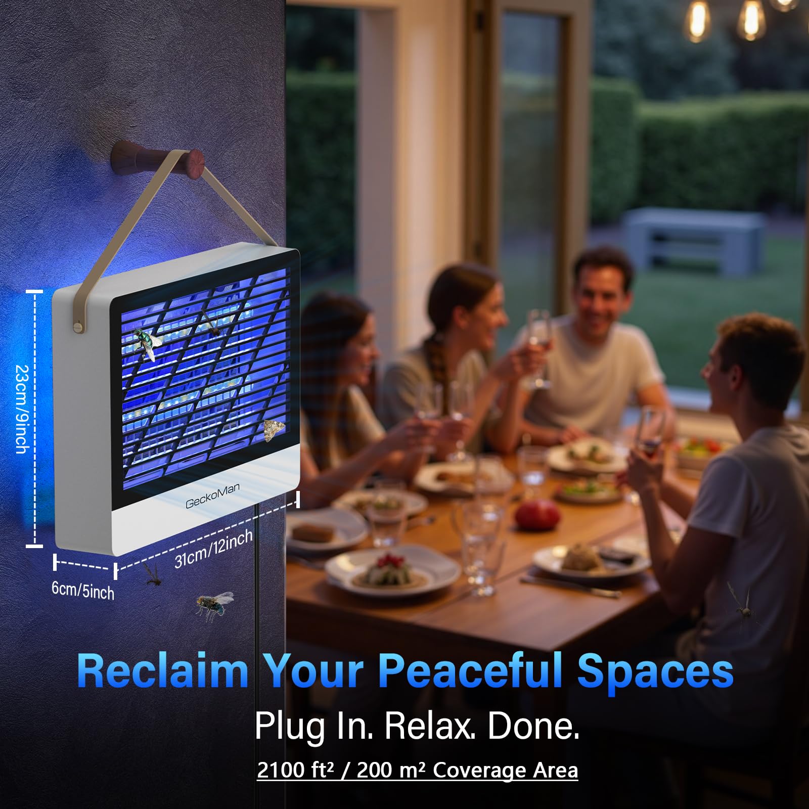 GeckoMan compact dimensions fit small spaces without sacrificing performance.