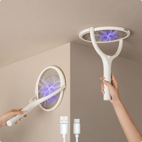 GeckoMan rotating head fly swatter, precise indoor catches from any angle.