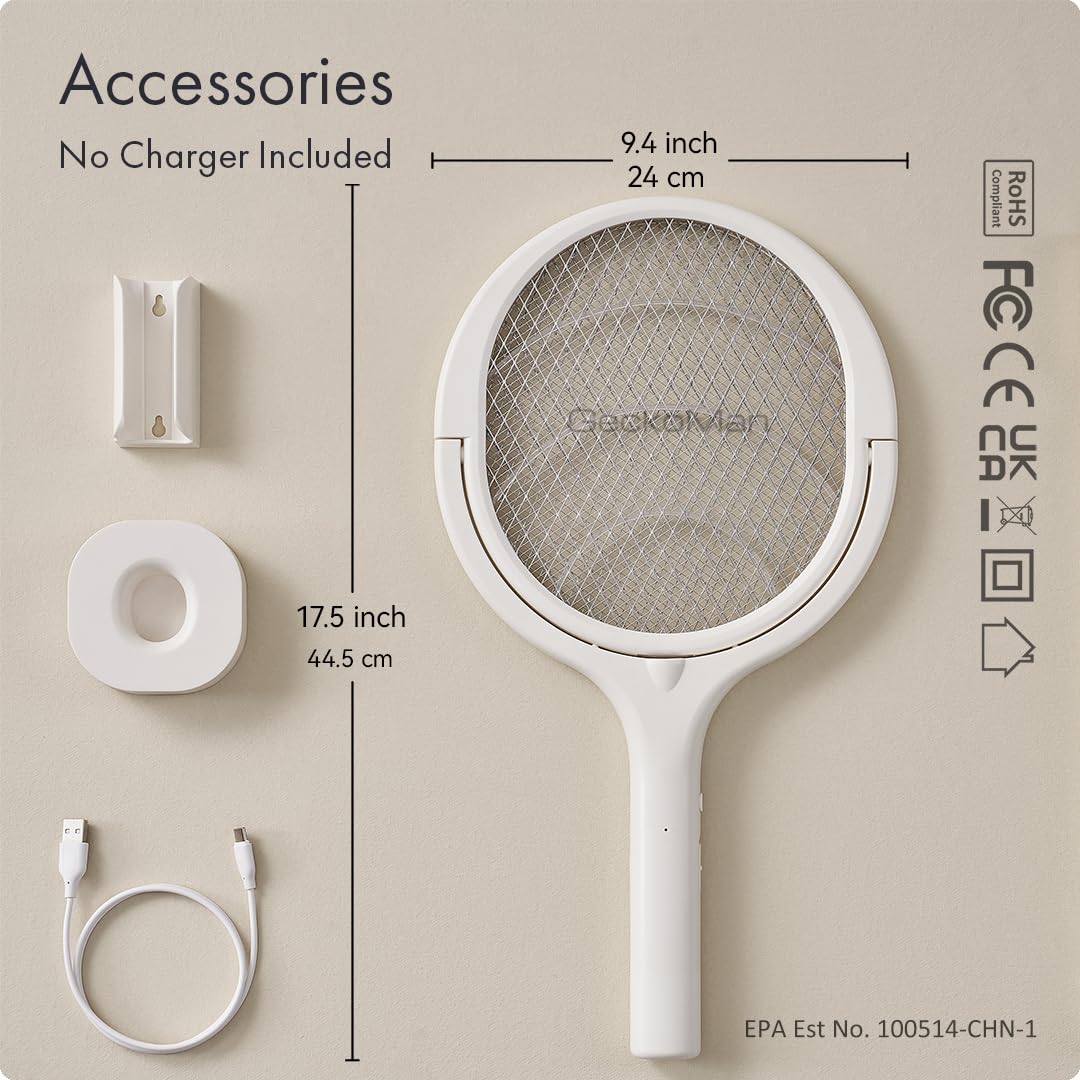 GeckoMan USB Type-C charging enables quick, convenient recharges.