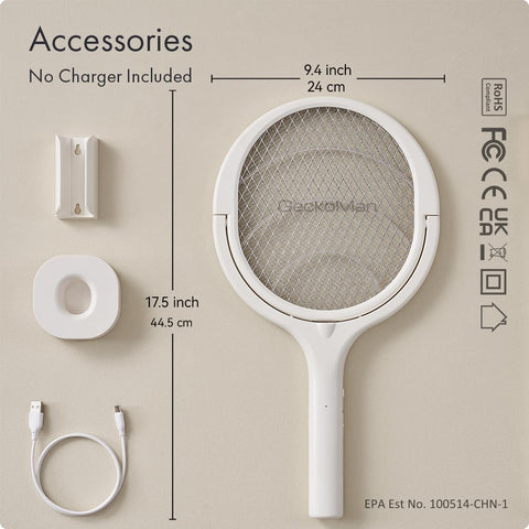 GeckoMan USB Type-C charging enables quick, convenient recharges.