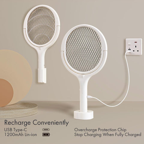 GeckoMan wall-mountable bug zapper offers hands-free protection.