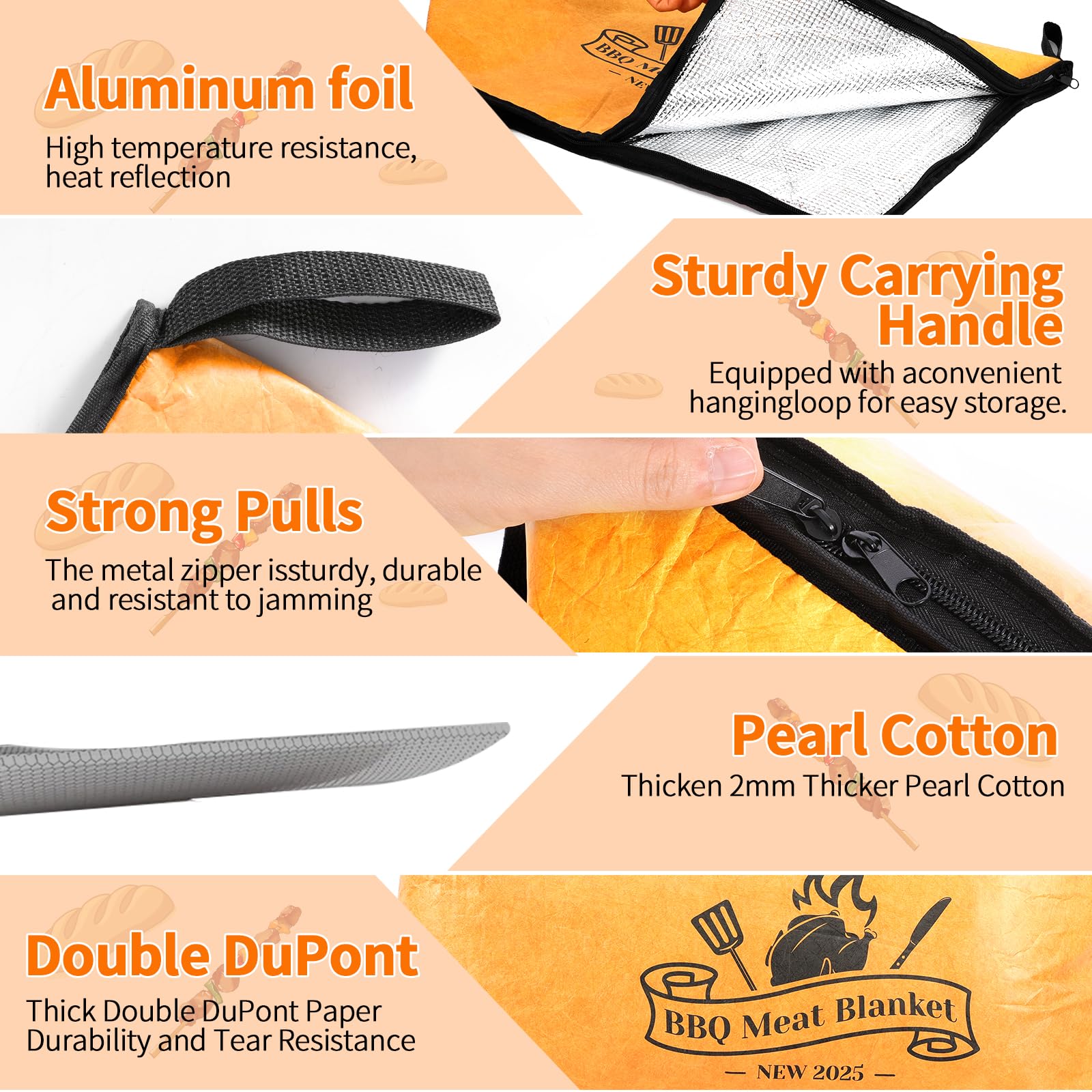 Gecool BBQ Blanket durable materials for repeated grilling sessions